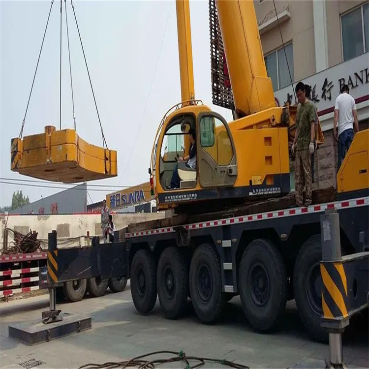 曾都当地吊车出租|机器吊装|75吨|工厂搬迁服务